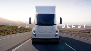 Watch Tesla Semi Overtake Diesel Trucks On The Highway